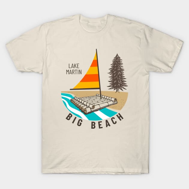 Big Beach • Lake Martin T-Shirt by Alabama Lake Life